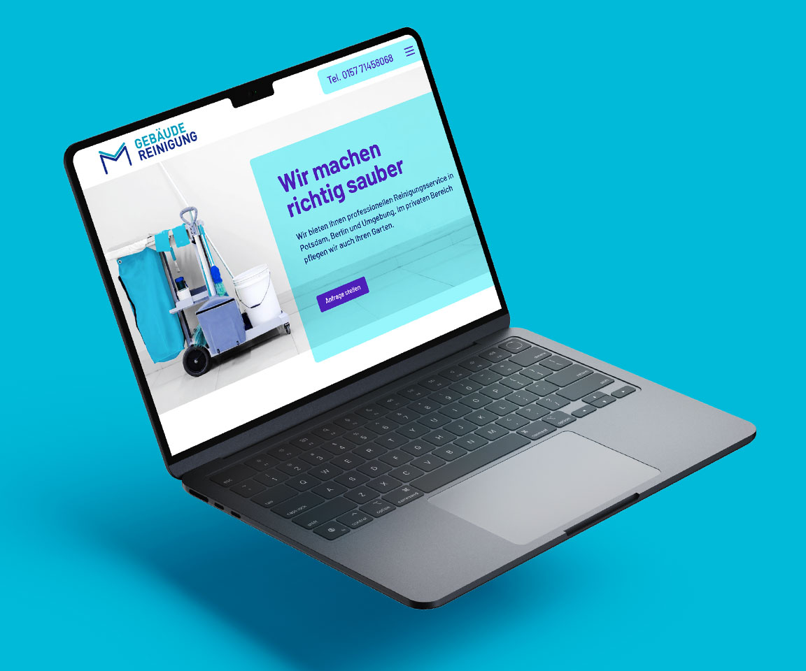 Webdesign für M-Reinigung