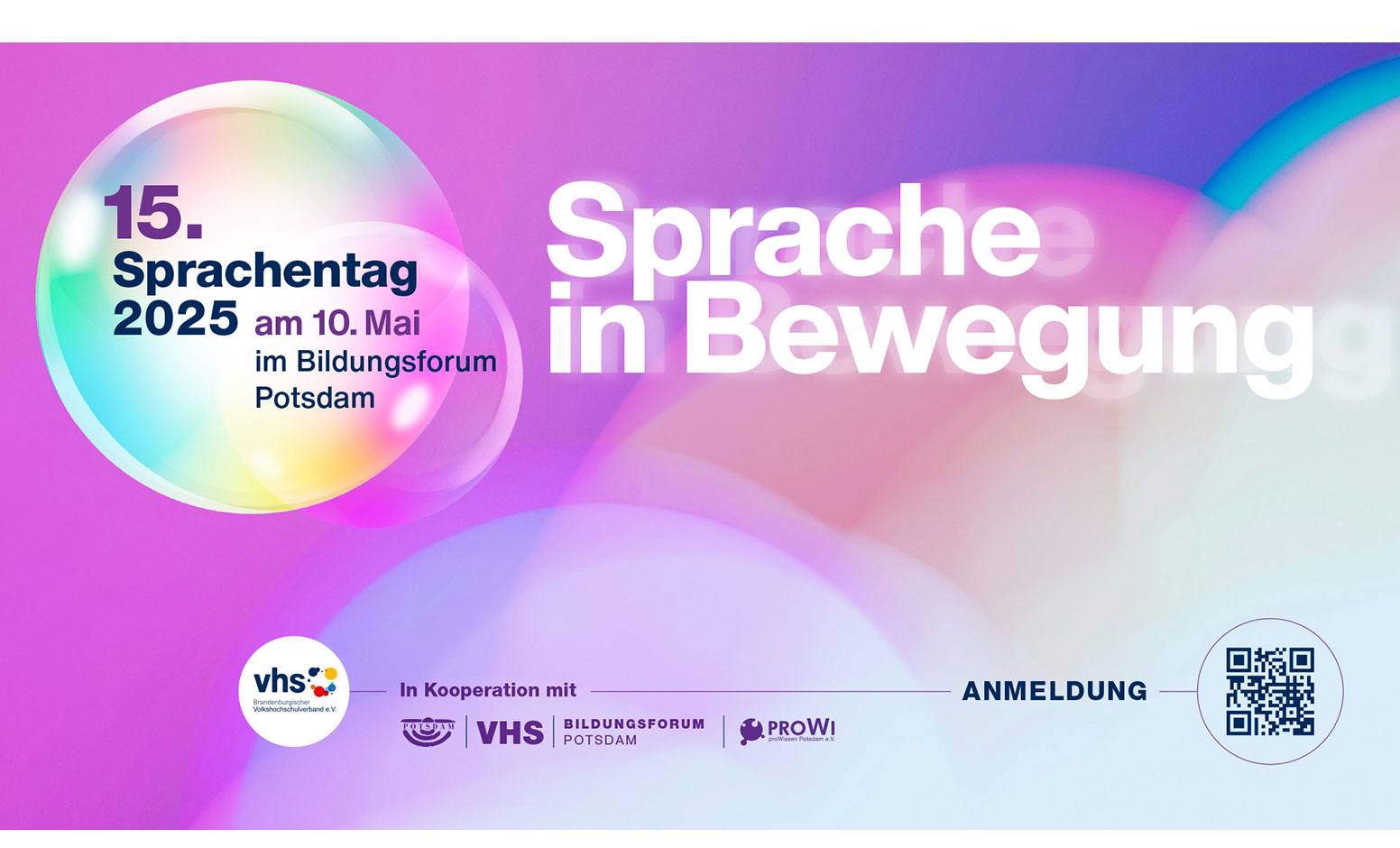 Anzeige für BVV-Veranstaltung